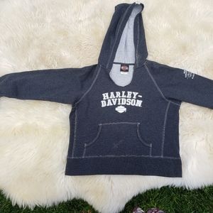 Womens Harley Davidson Medium charcoal grey Hoodie